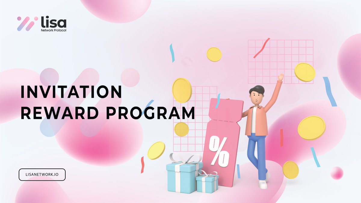 LisaNetwork_io's tweet photo. 💰$LISA Invitation Reward Program💰

We value the early adopter more than other! No one can join the network without invitation code.

Get instant 5% Reward in form of USDT for every $LISA purchased by your invitation.

Join our Telegram for more info.
https://t.co/YMg9M5KoPd https://t.co/SVybue9TBN