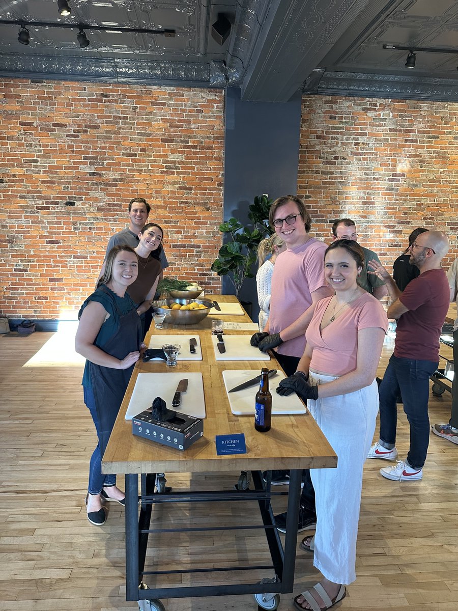 Yay for team bonding!

Our team had our annual All Hands meeting yesterday. Special thanks to The Kitchen for hosting us for an interactive dining experience!

#teambonding #finance #companyculture