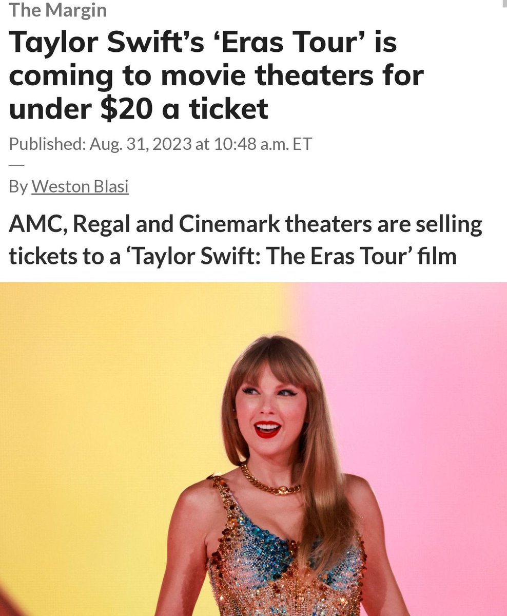 StockRetail's tweet photo. My feed is full of #TaylorSwiftErasTour
I love the stock & I love it
If youβre new- find out how bad guys tried for 3yrs to bankrupt a 103 yr old company & how we are pushing back on the corruption of the 0.1%
$amc #apesnotleaving #chokeonthat https://t.co/o2AIVtpxTv