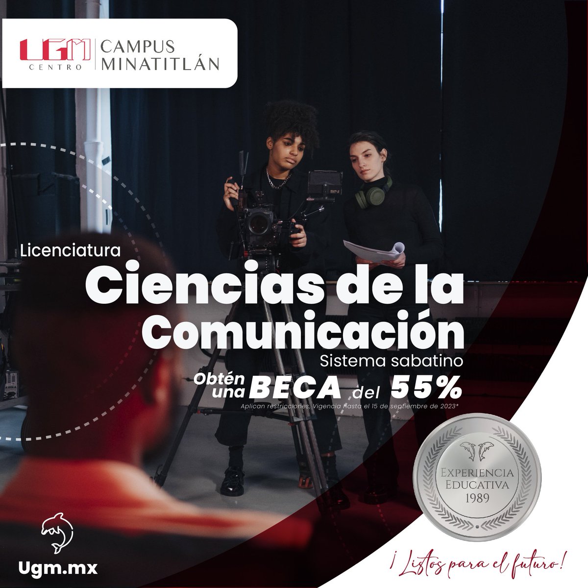 UgmMinainfo's tweet photo. Te invitamos a formar parte de la Licenciatura en Ciencias de la Comunicación 🎥👈🏻

Contamos con:
✅Sistema de Becas
✅ Modalidad escolarizada 
✅ Titulación inmediata

Inscríbete y forma parte de @UGM Minatitlán

Contacta vía WhatsApp ➡️ https://t.co/E4CYjbbKyf https://t.co/0TYklSNS3c