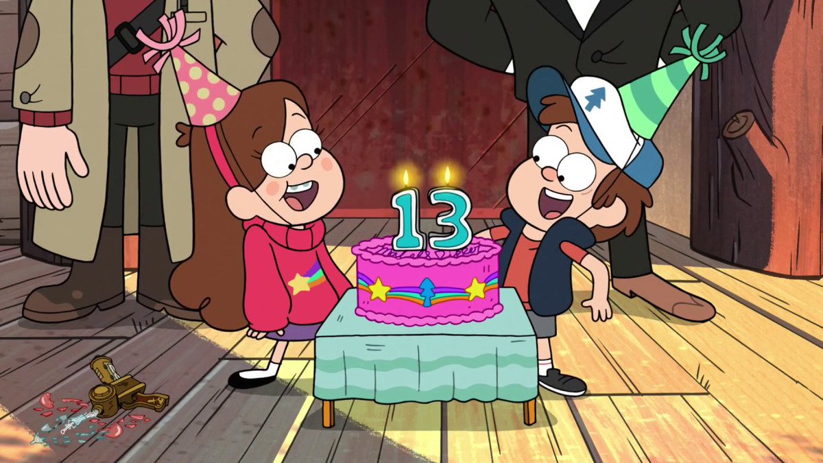 DisneyAPromos's tweet photo. Happy 2̶4̶t̶h̶ 13th birthday, Dipper and Mabel Pines! https://t.co/unfocPAgv0