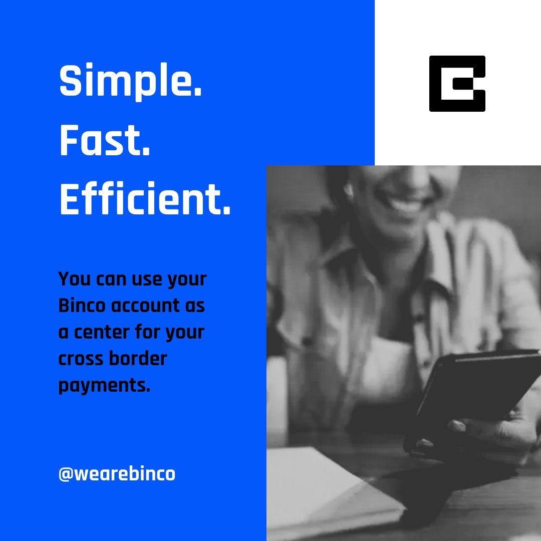 Receive payments from your clients in local currencies and watch them automatically appear in your Binco account in the currency of your choice.

Book a meeting 📨
binco.io

#WeAreBinco