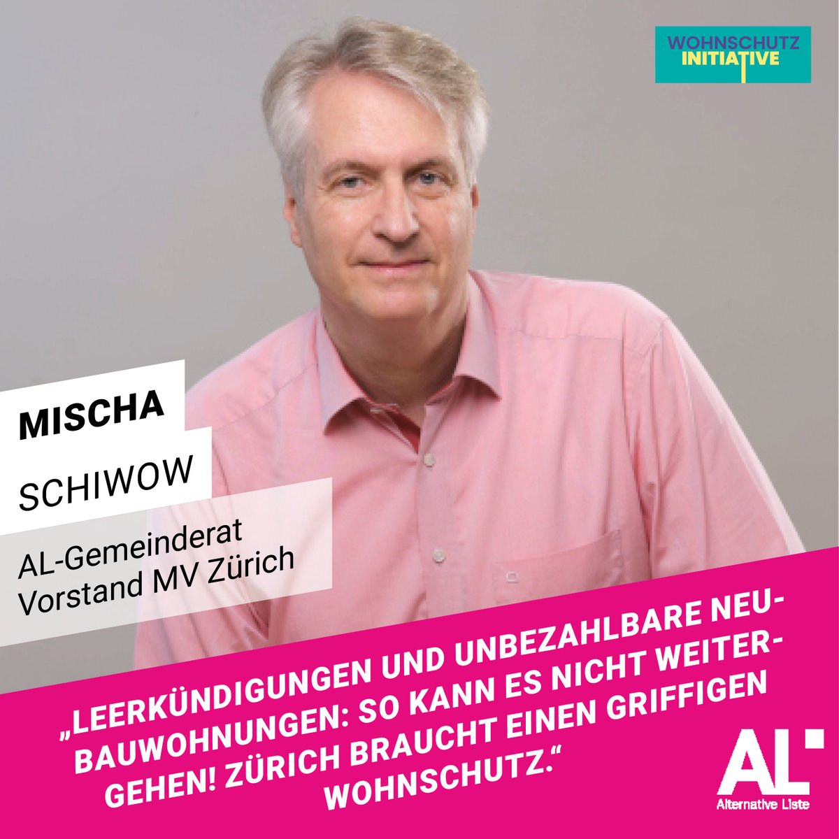 Zahlbare Wohnungen schützen - Leerkündigungen stoppen: Jetzt #Wohnschutzinitiative unterzeichnen! 
Unterschriftenbogen bei: wohnraum-schuetzen.ch