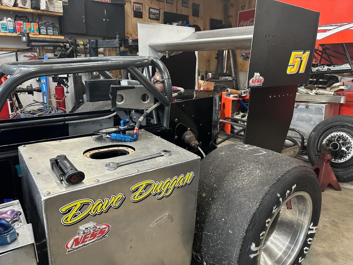 OswegoSpeedway's tweet photo. Dave Duggan is set to attempt his second start in the #BudClassic200 as the New Englander makes the haul to Oswego with the former Bond 47 renumbered as the 51. #BudClassicWeek67 #SteelPalace https://t.co/CLc3c0q8Qh