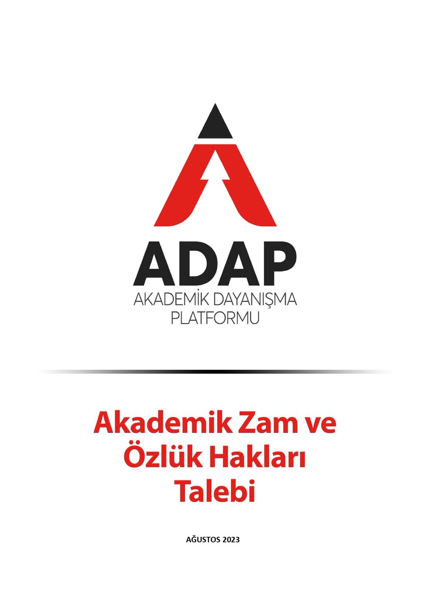 Akademik Dayanışma Platformu tweet media