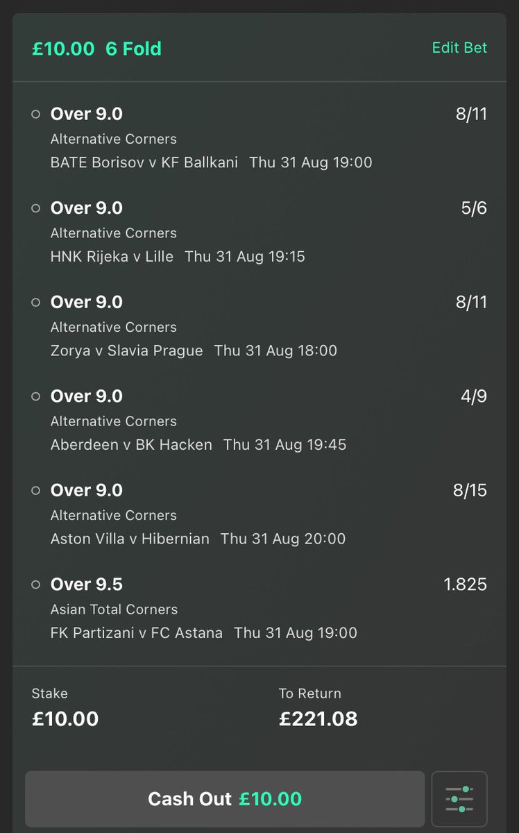 InplayIcon's tweet image. 20/1 corners