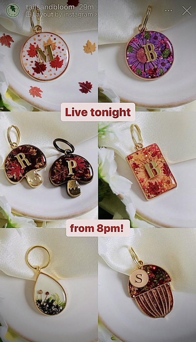 tailsandbloom's tweet photo. ๐ AUTUMN LANDS TONIGHT @ 8PM GMT & our matchy bracelets are BACK ๐ฅน #dogs #thursdayvibes
Hereโs a little reveal of almost all of our beautiful tags launching this evening. #dogsoftwitter #dogmums #doglover #puppy
Which is your favourite!? Comment let me know & RT ๐๐ถ๐พ๐ฉท
@TheGoodDogGuide