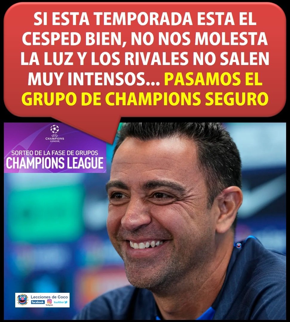 🗣️ Xavi tras el #SorteoChampions #UCLdraw