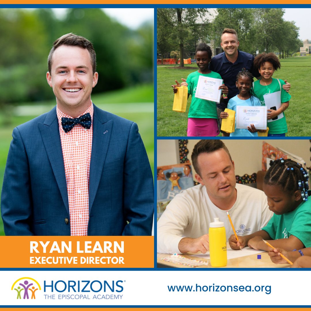 We are thrilled to welcome Ryan Learn as Horizons at Episcopal Academy's new Executive Director! Ryan is a familiar face to our Horizons family, as he has served as our Program Director for the past three years. horizonsea.dm.networkforgood.com/emails/celebra…