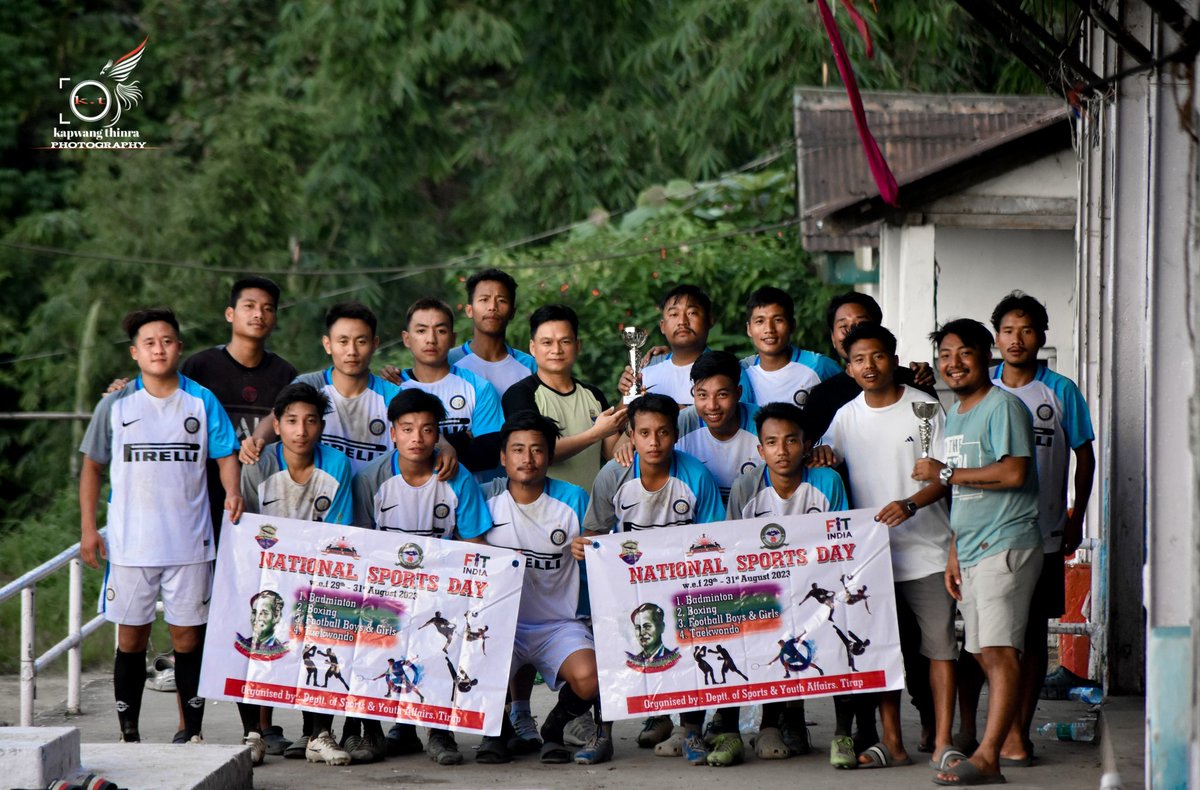 NMongku's tweet photo. KHONSA,3day long NATIONAL SPORTS DAY event concluded, organised by Depth of Sports and Youth Affairs to mark the birth anniversary of Major Dyan Chand@PemaKhanduBJP @NatungMama @OfGoap @SportsDept_GoAP @MyGovArunachal https://t.co/5PYXala4ke