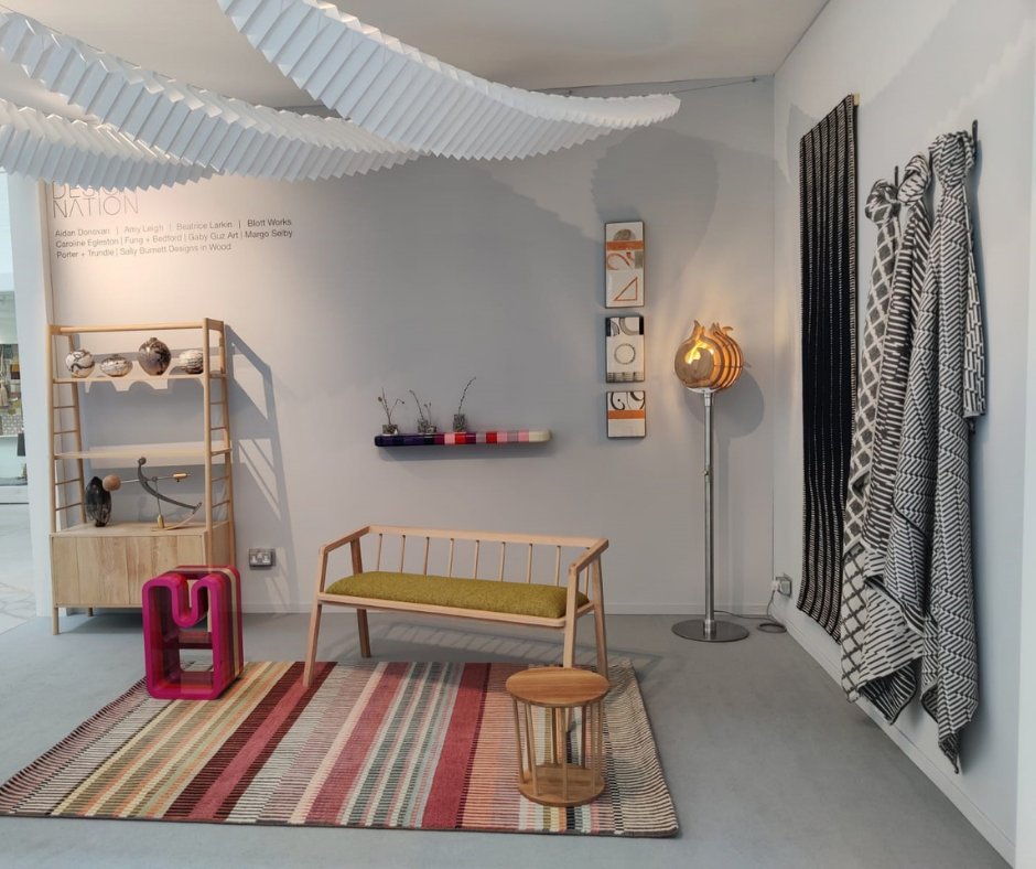 BLOTTWORKS's tweet image. Here's a picture of an earlier Beacon floor lamp on show at Chelsea Design Centre as part of London Design Week 2021. We were part of a very talented group of creatives exhibiting with Design Nation.

#chelseadesigncentre #interiors #floorlamp #lamp #furniture  #furnituredesign