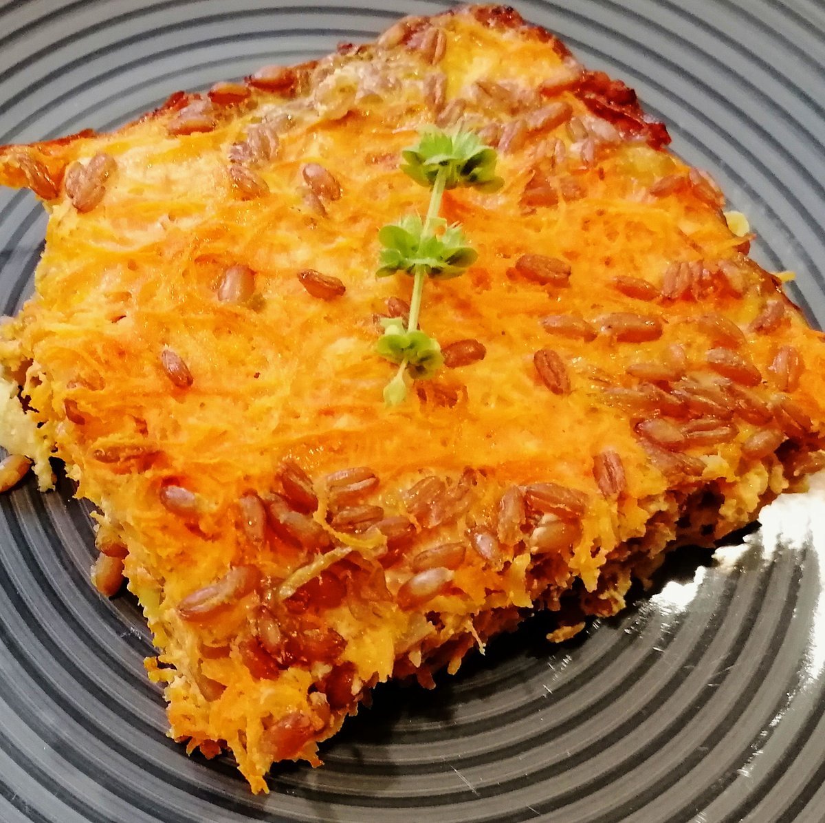 MikeKocht's tweet photo. Wieder einmal #Auflauf #Twooking
Mit #Dinkel, #Karotten (#Möhren) und #Pfefferoni
#Sauerrahm (#Schmand), #Ei und #Mozzarella zur Bindung
Achtung: Könnte zu einem #Menschenauflauf führen! ;-)
https://t.co/ddO9VweYRW https://t.co/ycTRle5CAV