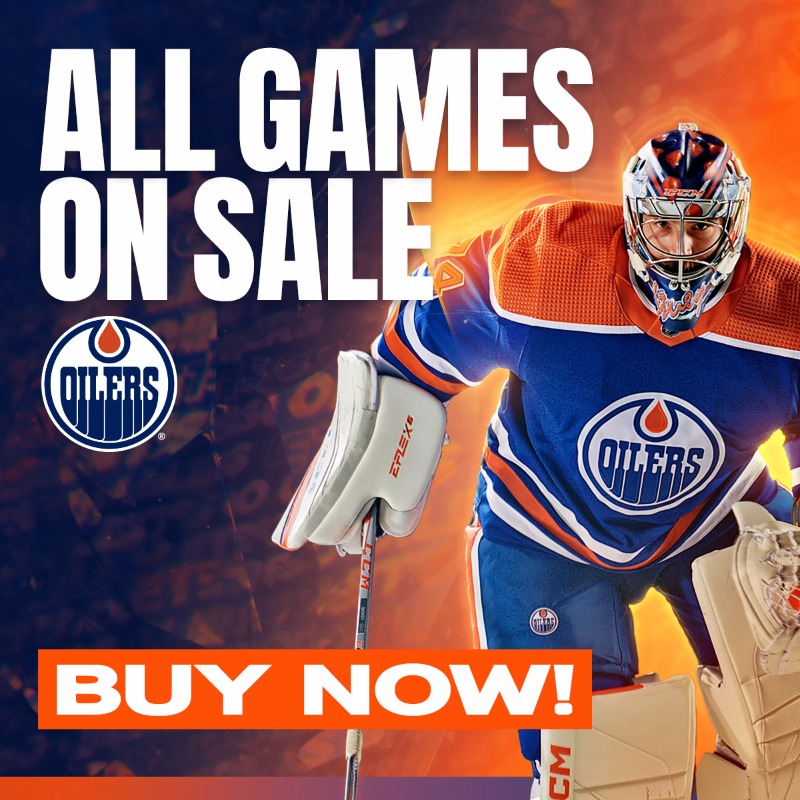 EdmontonOilers's tweet photo. ‼️ON SALE NOW‼️

All remaining #Oilers 2023-24 single game tickets are now available! Don't miss your chance to secure your seat at @RogersPlace this season! 

➡️ https://t.co/CFi44OAIcM