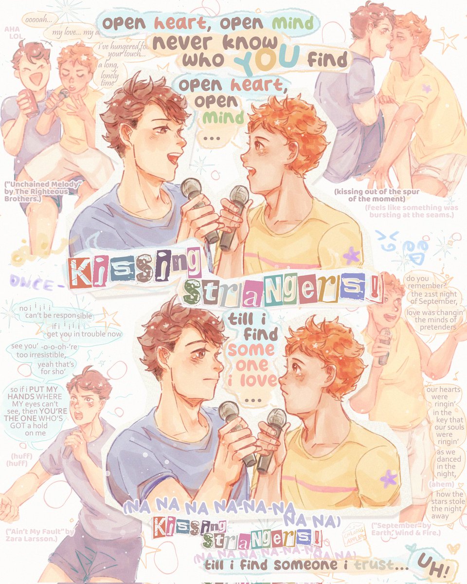 #oihina karaoke and realizing there are actually requited feelings 🎶 / #及日 #haikyuu