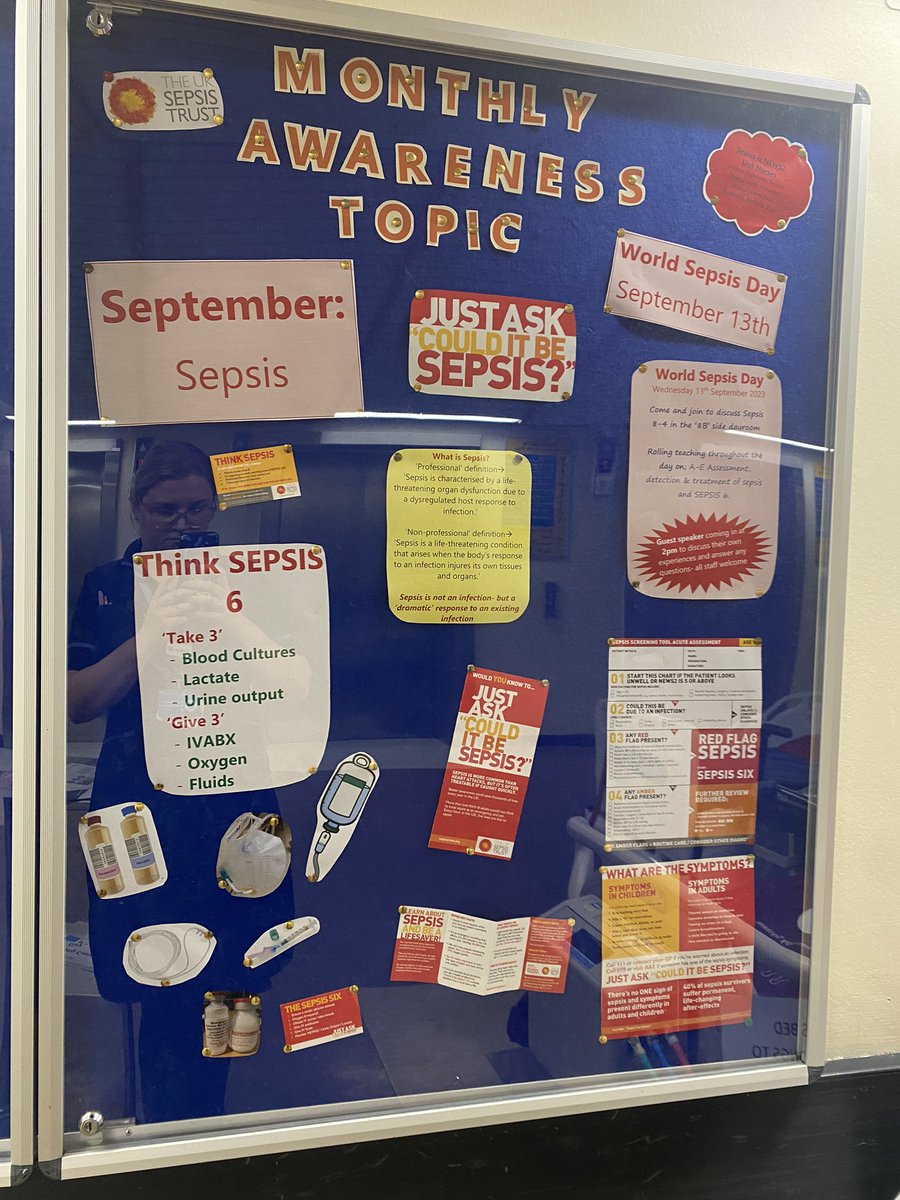 Emily Foxall (@emily_foxall) on Twitter photo Last day of the month means prep for a new monthly topic! This month Sepsis. 🚩World Sepsis Day is on 13th of September🚩 <a href="/UKSepsisTrust/">The UK Sepsis Trust</a> #sepsis #sepsis6 Last day of the month means prep for a new monthly topic! This month Sepsis. 🚩World Sepsis Day is on 13th of September🚩 <a href="/UKSepsisTrust/">The UK Sepsis Trust</a> #sepsis #sepsis6