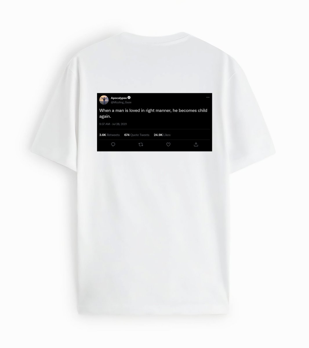 DontCopyBCopied's tweet photo. 📷 Our TweeTees collection is a celebration of diversity and the power of individuality. Thank you to @Mizzling_Gaze for their incredible tweet - we're honored to feature it! #DCBC #TweeTees https://t.co/qJQb4oiDG6