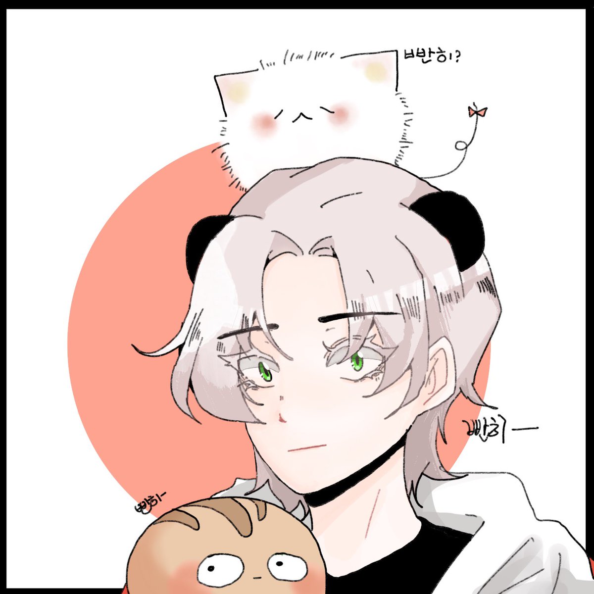 E_rin919's tweet photo. 몰랐죠 사퍼때부터 보던 애타님께 감겨서 빵이될줄은

 #eta_art https://t.co/V9SHKjTxn5
