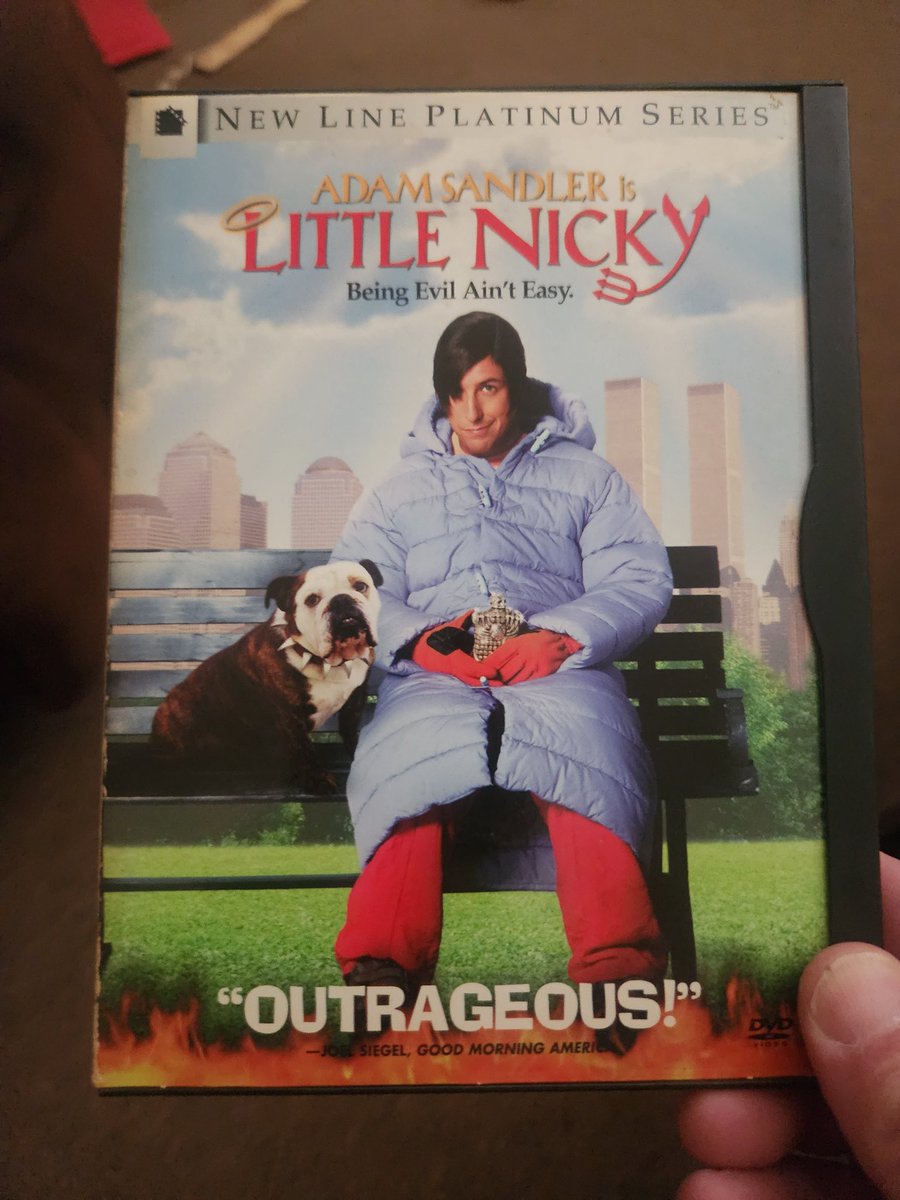DaveBThyName29's tweet photo. Been a good while since I last watched this. Great cast, and a fun film! 🤘🤘
#CurrentWatch 

Little Nicky (2000)
Dir: Steven Brill https://t.co/o2VwvSysOD
