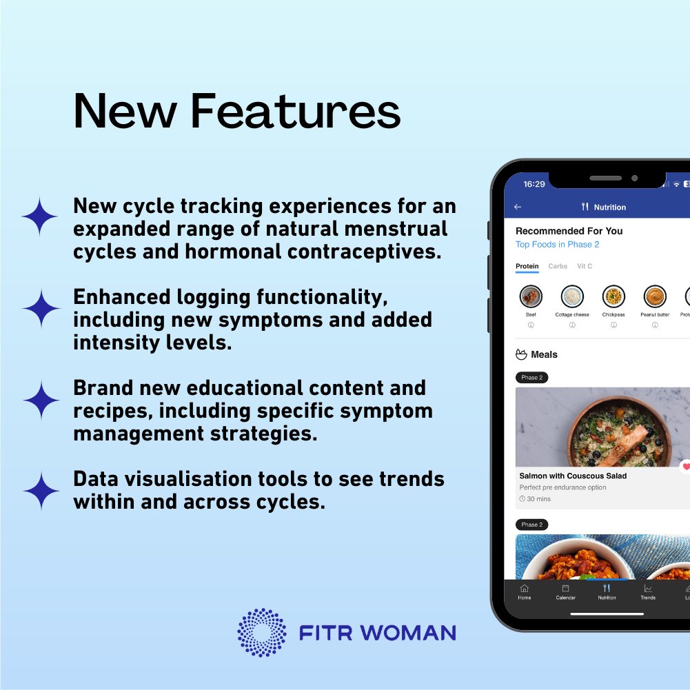 fitrwoman's tweet photo. Hey everyone 👋 We’ve been working behind the scenes to bring you an even better mobile app experience, and it’s finally here. Check out the updated FitrWoman app and let us know what you think! If you have any issues just drop us an email ✉️ https://t.co/xde0xQd6Ua