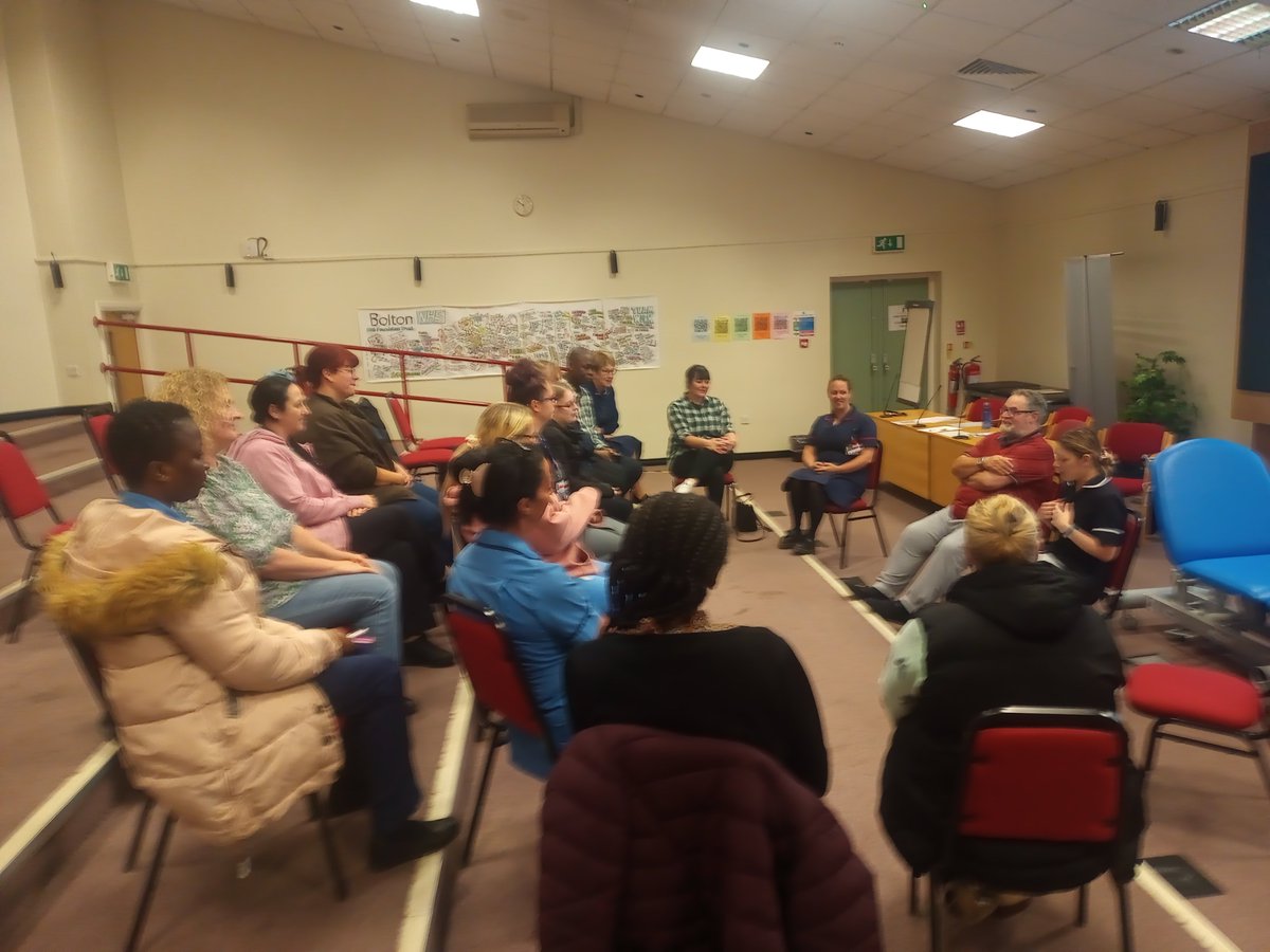 Cathypacific81's tweet photo. Another great tier three dementia and delerium training session illustrating our workforces talents in their care delivery. Was wonderful to see the interest generated in the 4AT and time bundles @boltonnhsft @dementiaunited #delerium #education https://t.co/T9osU3fkQd