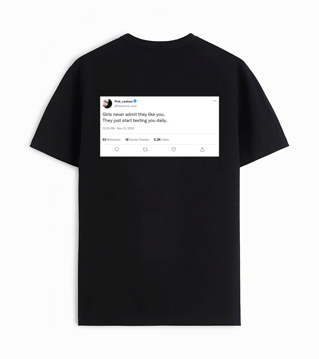 DontCopyBCopied's tweet photo. 📷 We're thrilled to announce the arrival of our newest TweeTees collection, featuring some of the most creative and original tweets out there. Thank you to @flawsome_soul for inspiring us all! #DCBC #TweeTees https://t.co/lYVUIDWVoB