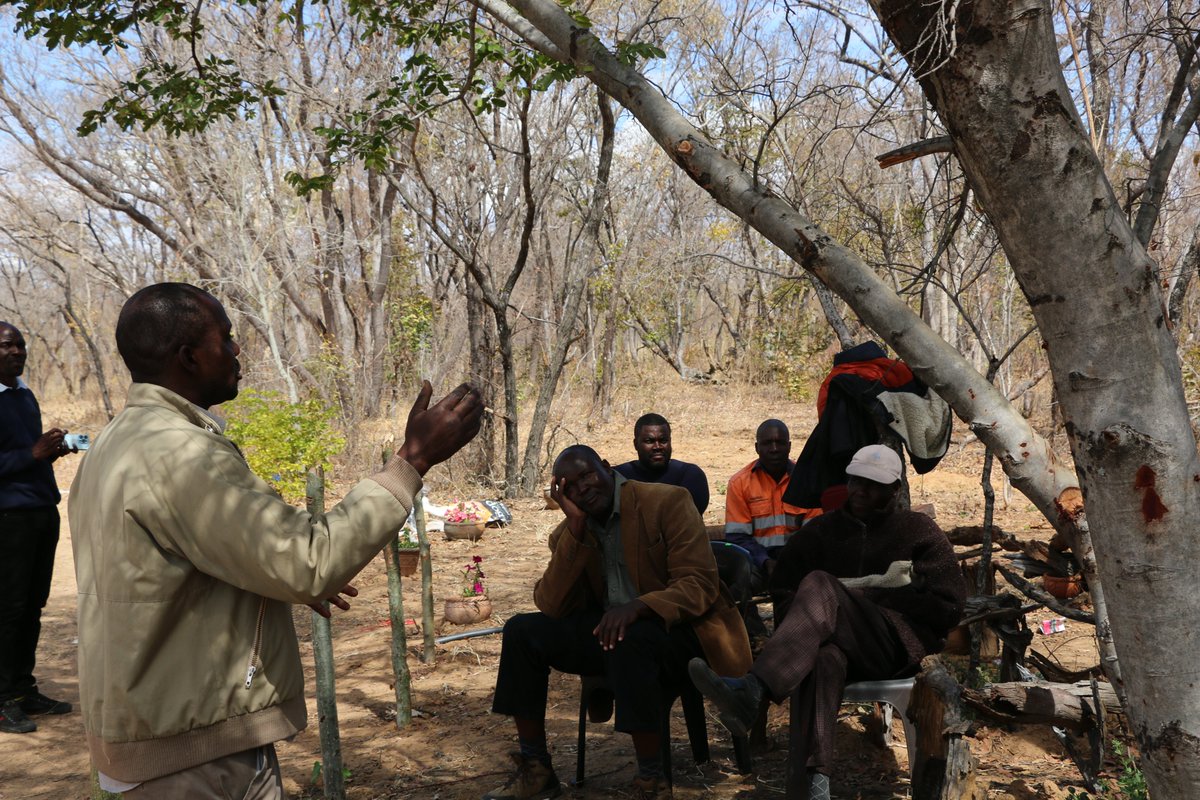 orapzenzele's tweet photo. "Prevention is better than control when keeping fires at  bay”, was the mantra of the workshops Sibanye Animal Welfare and Conservancy Trust (SAWC) was conducting in Lupane. SAWC is one of the CBOs ORAP worked with under the @WWF-Organisational Development Program.#orapzenzele https://t.co/u5CrXjS4Y9