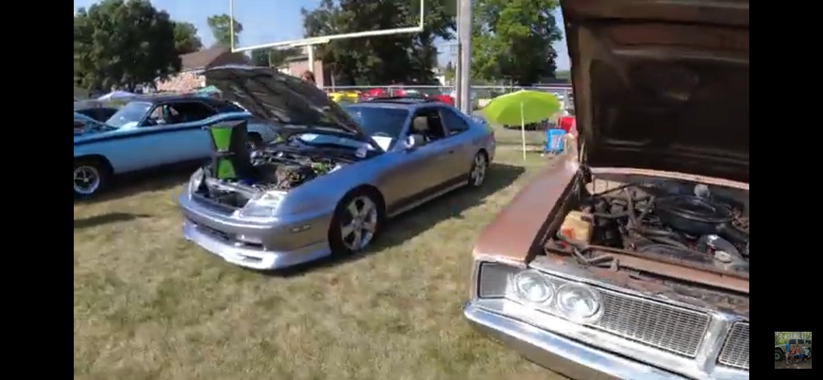 MyCarDIY's tweet photo. Our first car show debut with #PreludePC 💪

I didn't get any pics at the Denver Days car show, but I managed to grab this screen grab off @jeepfamoverland
video. 

#honda #prelude #CarShow #preludepower #gamingPC #PCMR #PC #pcmods #pcbuilds https://t.co/TD7nUZfwsL