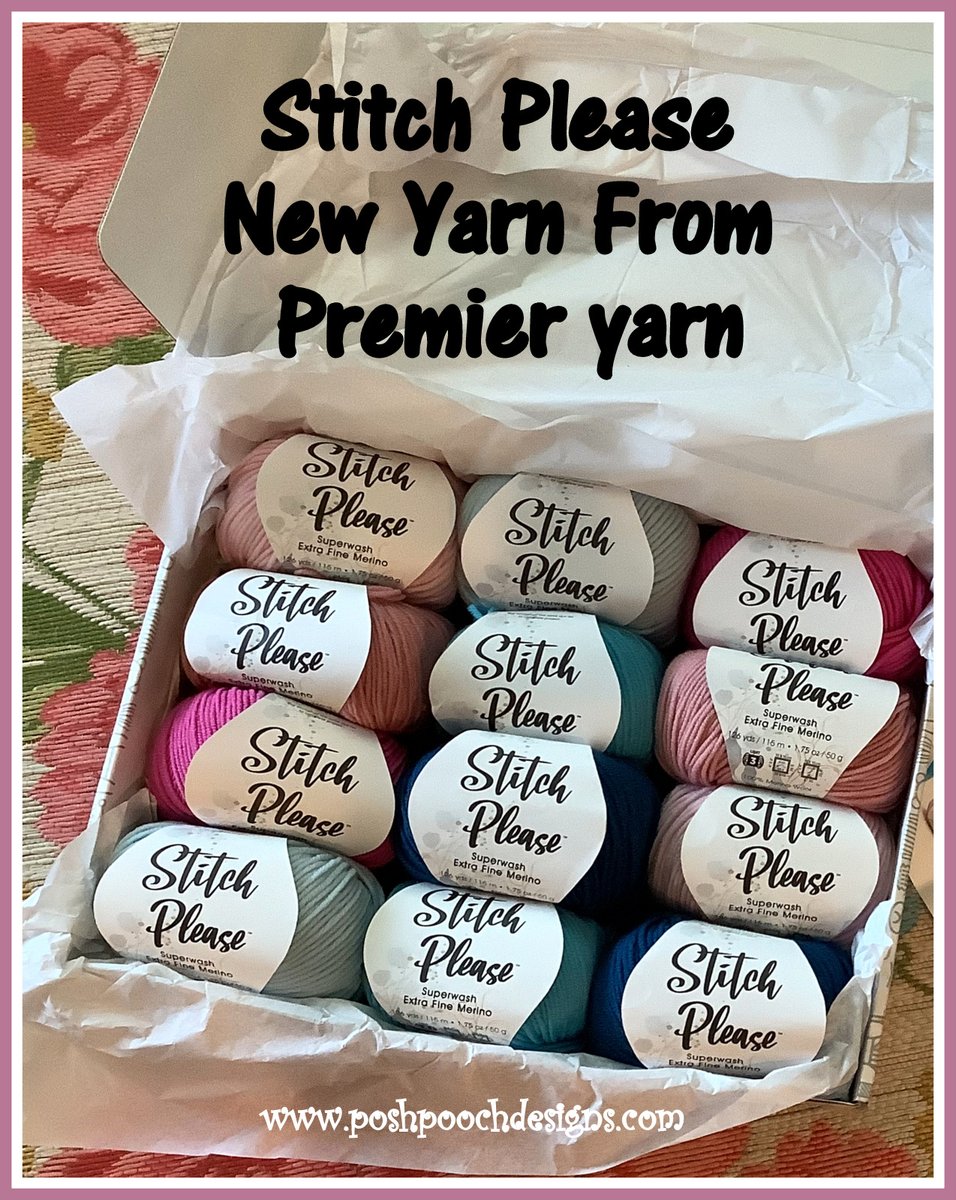 SaraSachCrochet's tweet photo. NEW YARN! Stitch Please Superwash Extra Fine From Premier Yarn
36 colors, 100% Superwash Extra Fine Merino Wool
#3 Light Weight - - - https://t.co/bYwsgYuFK3 - - - -
#premieryarn #makeitpremier #stitchplease #extrafine #merinowool #superwash https://t.co/2Kpay3UDwK