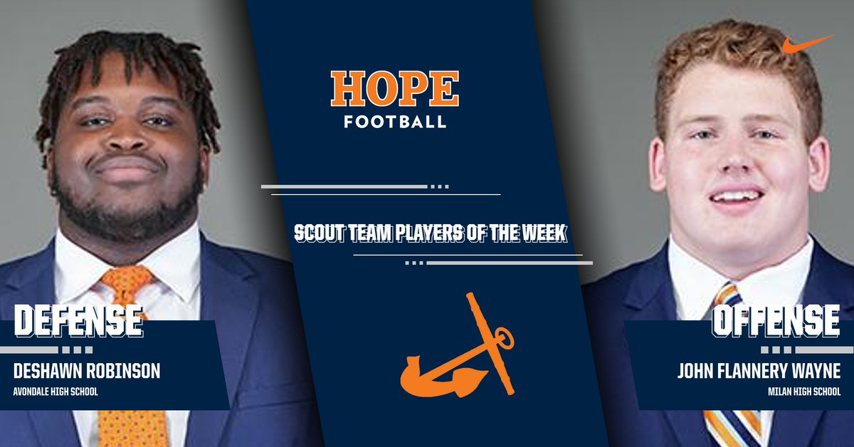 Our week 1, Scout Team Players of the Week!