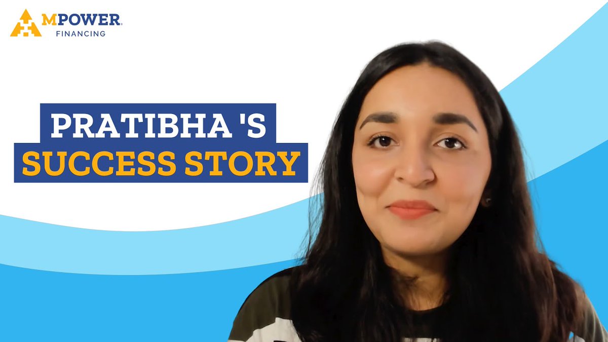 MPOWERfinancing's tweet image. Watch Pratibha Tiwari share her student loan refinancing experience with MPOWER.

youtube.com/watch?v=1AkSg_…

#EducationLoan #StudentFinances #MPOWERFinancing #StudentLoanRefinancing