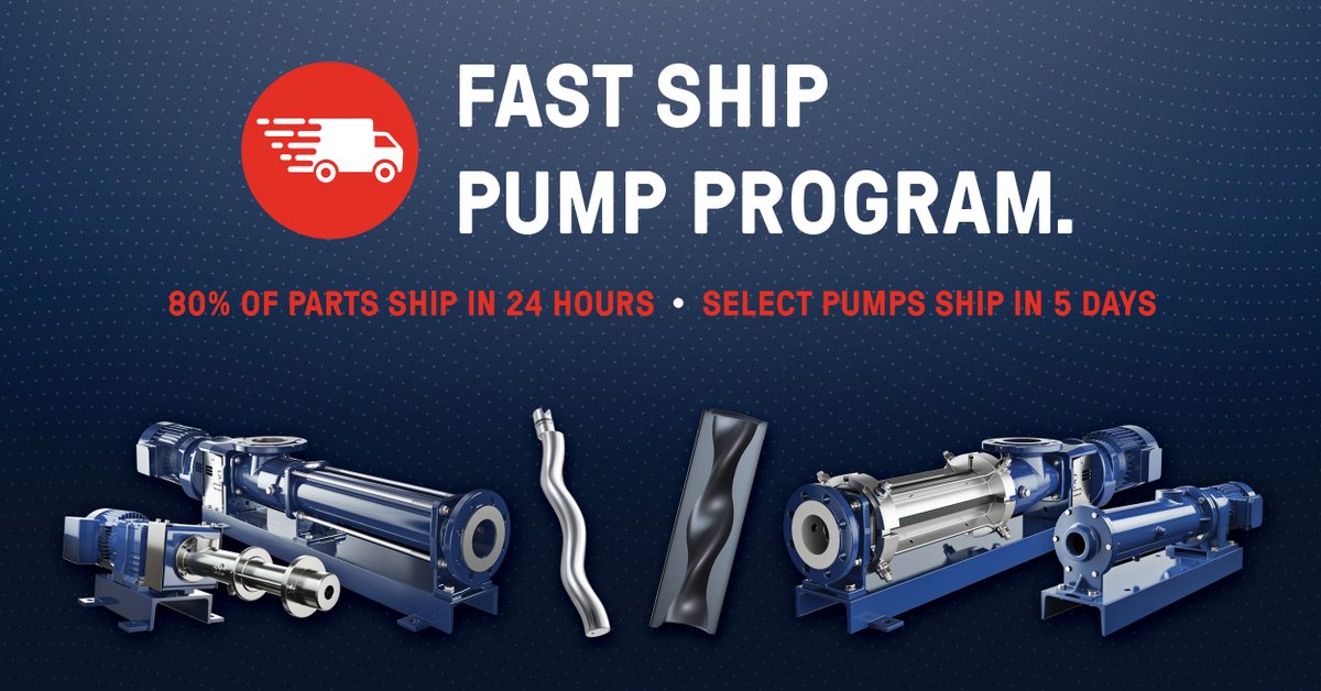 Do not suffer through long lead times associated with typical pump companies. SEEPEX offers the ability to order select pump models at industry-leading speed in as few as 5 business days with other build-to-order models available in 2-3 weeks! seepexsales.com/fast-ship/