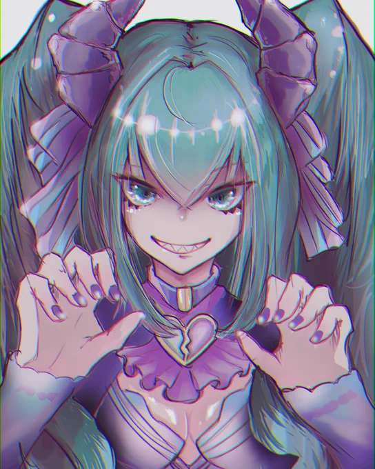 ヴィランミクちゃん! #初音ミク16thAnniversary  #初音ミク生誕祭2023 (昔描いたの乗せてくぞ〜) 