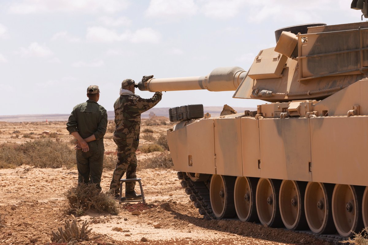 #FARMAROC #MBT #Tanks #Abrams 

Boresighting of the Moroccan M1A1 SA Abrams during #AfricanLion23 exercise