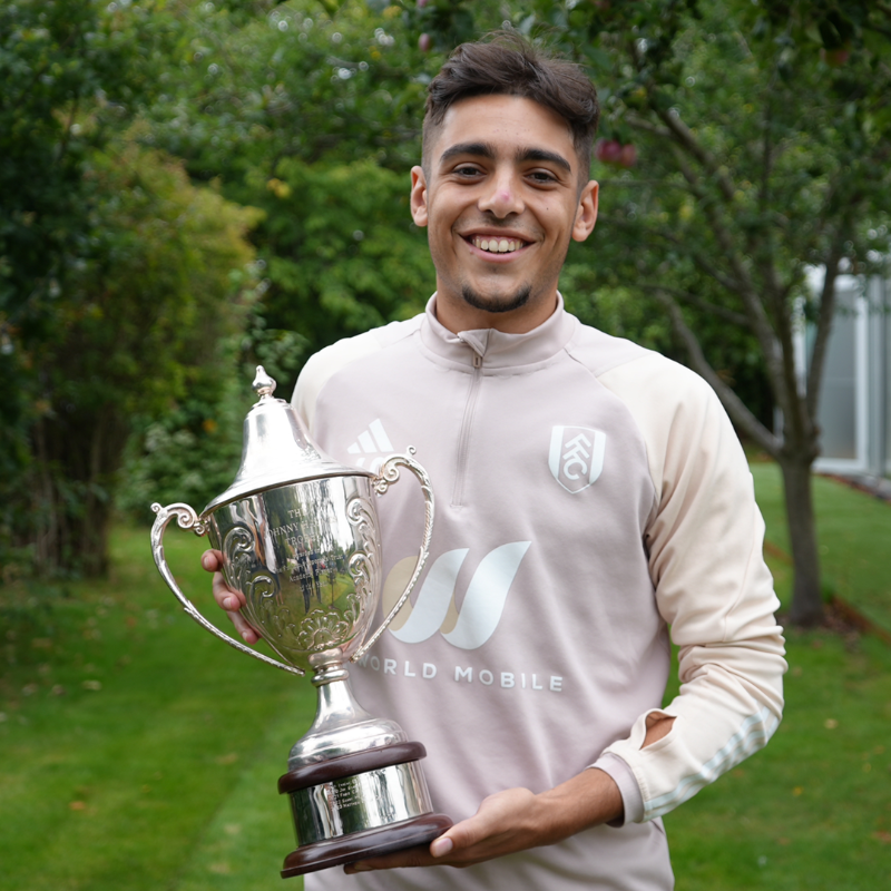 FulhamFC's tweet photo. Your 2022/23 Johnny Haynes Award winner... 🥁

Matt Dibley-Dias! 🇧🇷