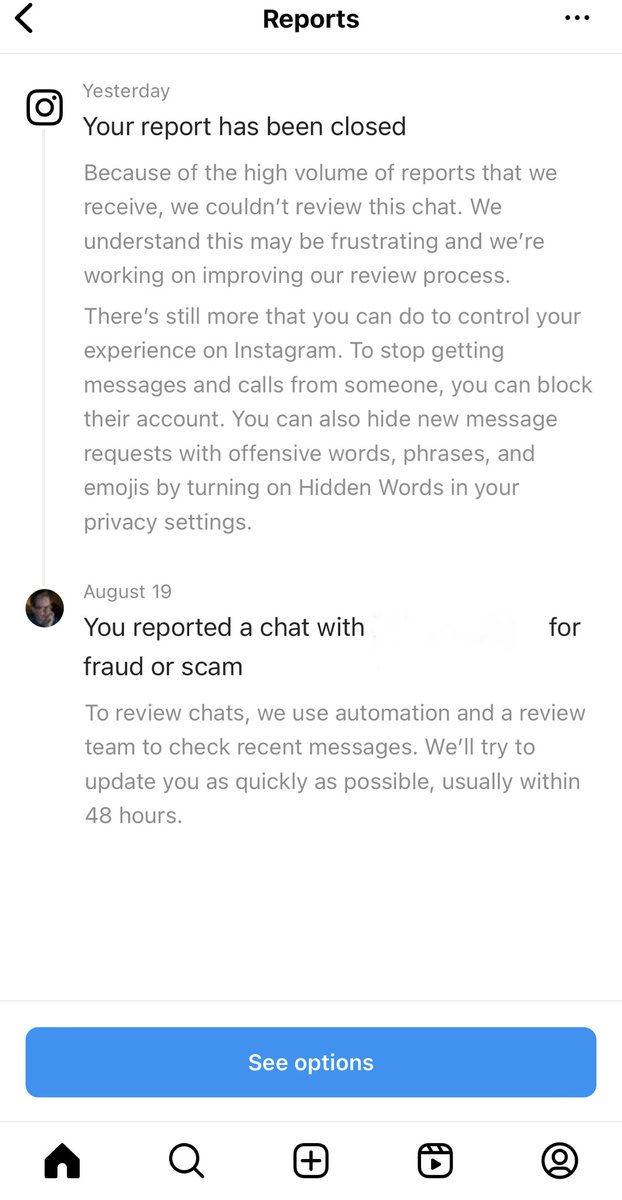 kevin_mullet's tweet image. So, Instagram has given up. I reported a phishing message and was told “too much work. Can’t do it.”
⁦@instagram⁩