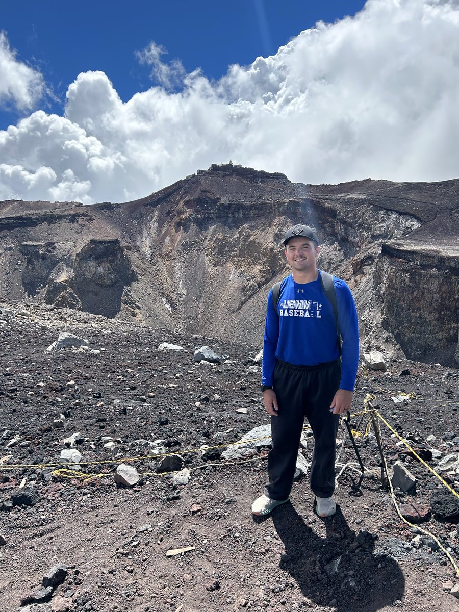Our guy, All-American, Joe Raab is once again atop the mountain!  Here he is at the summit of Mt. Fuji! Our guys are always looking for the next #Opportunity to challenge themselves.  #LeadershipLaboratory #NextChallenge