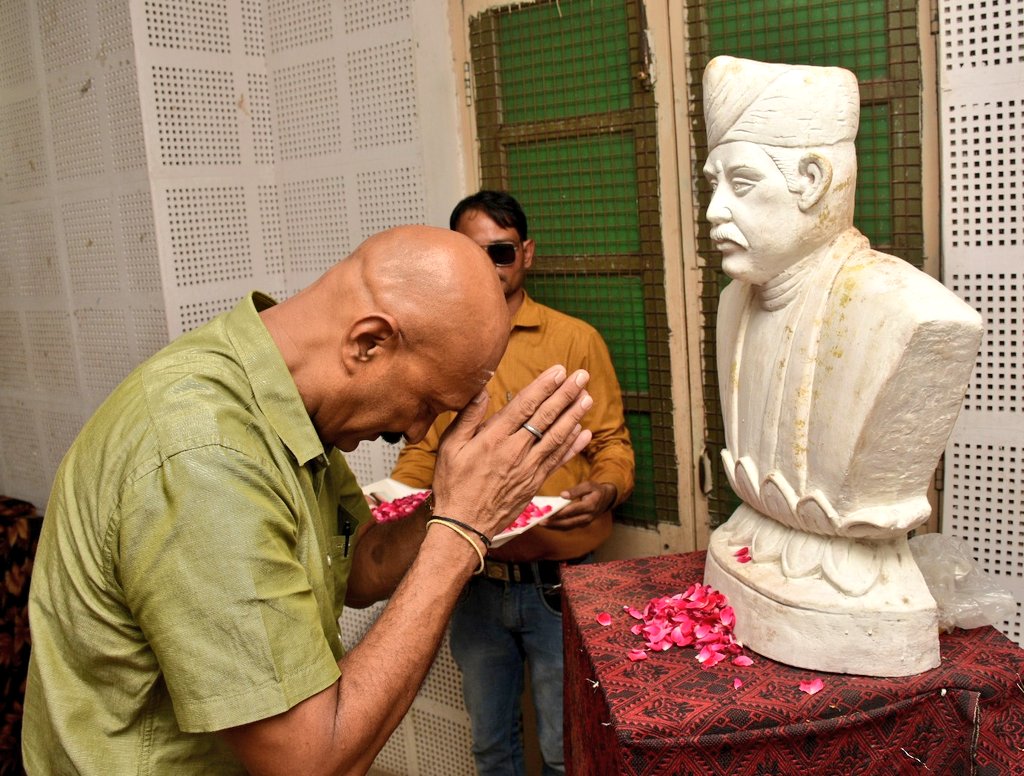 directoragbhu's tweet photo. कृषि विज्ञान संस्थान के निदेशक पद का प्रो. एस वी एस राजू ने आज पदभार ग्रहण किया। https://t.co/vbKJDrCUxu