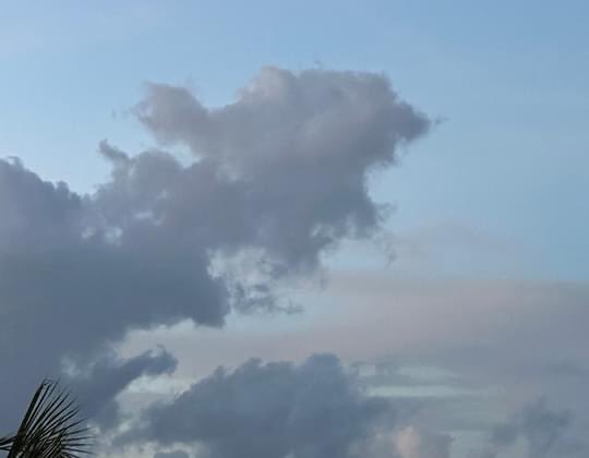 cloudywithfaces's tweet image. Colonial guy. Jefferson? 
#clouds #sky