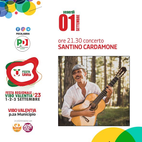 PDCalabria's tweet image. Gli appuntamenti della festa regionale de l’Unità in programma a #ViboValentia da domani al 3 settembre.

Concluderà la tre giorni la segretaria nazionale #Schlein