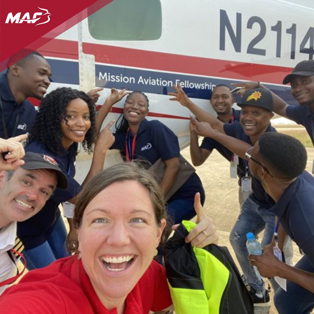 MAF_SA's tweet photo. A Life Less Ordinary...
Since MAF's very 1st flight in Guinea 1yr ago th programme has made progress under new MAF Country Director Lisa Blomberg, &amp; #MAFpilot Jonathan. Th dynamic duo chat about their new life in w their 5 children in tow: https://t.co/YkEwH5IDFz
#MAFSA #iFlyMAF https://t.co/MVoTCYkNIW