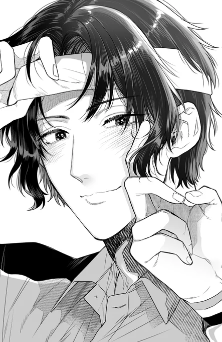 横の髪を揺らすとビヨンビヨンして楽しいということを知ってる人目線の絵 