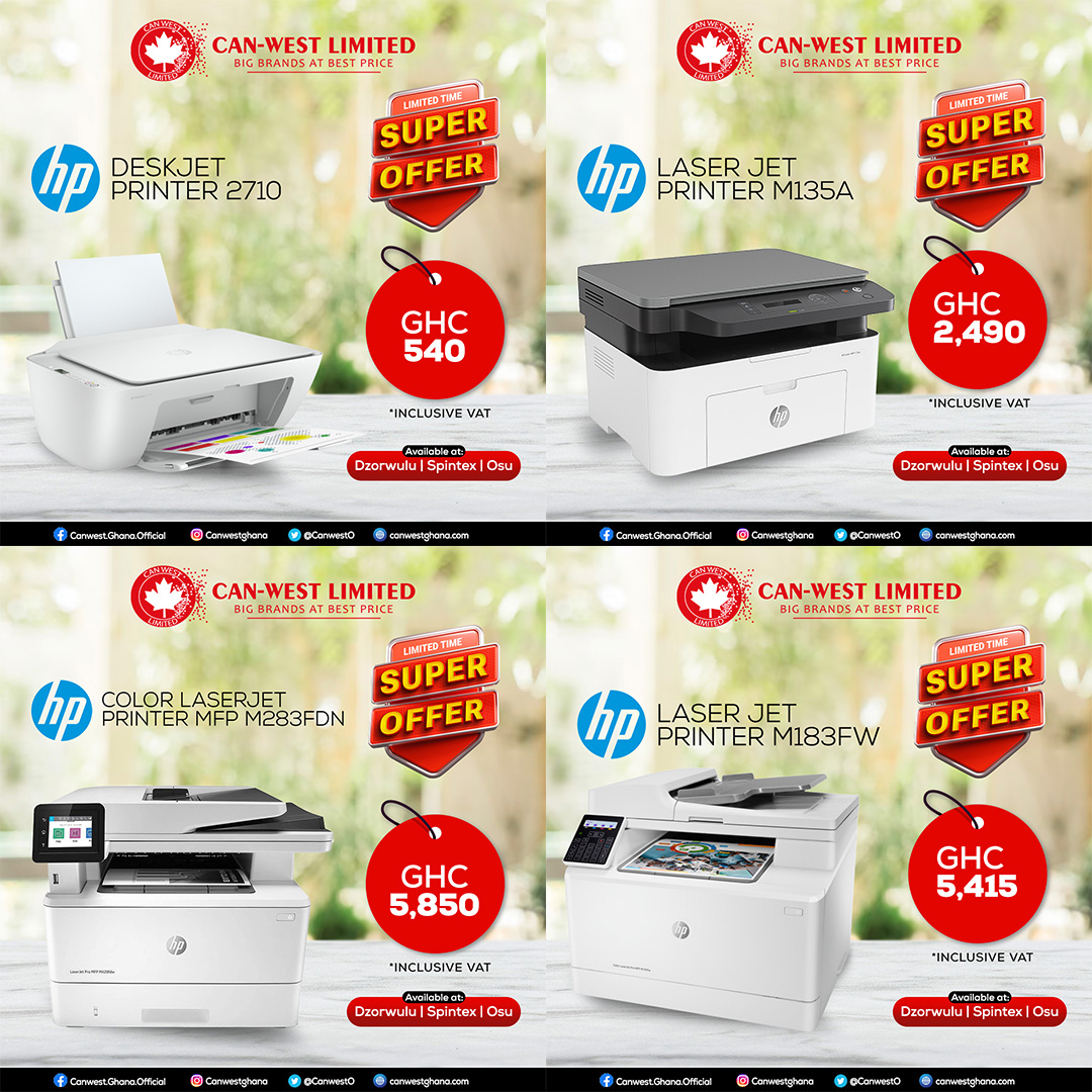 From crisp documents to vibrant photos, we've got you covered. Don't miss out on these affordable printing solutions! 

#CanWestLimited #PrinterSale #HPAffordablePrinters #HomeOfficeUpgrade