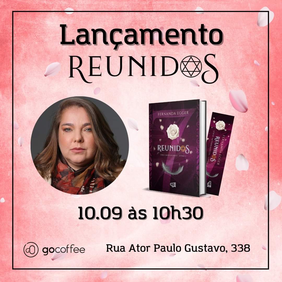Fezilda's tweet photo. Atenção Niterói, São Gonçalo, Maricá, Rio e adjacências!⚠️
Dia 10/09 às 10:30h, no café Go Coffee em Icaraí, lá na rua linda que hoje em dia se chama Ator Paulo Gustavo, estará rolando o lançamento de Reunidos, 3o livro da série Imperdoáveis.🔯
Chega junto!
@editoraalarde https://t.co/IJeQ8SoPO7