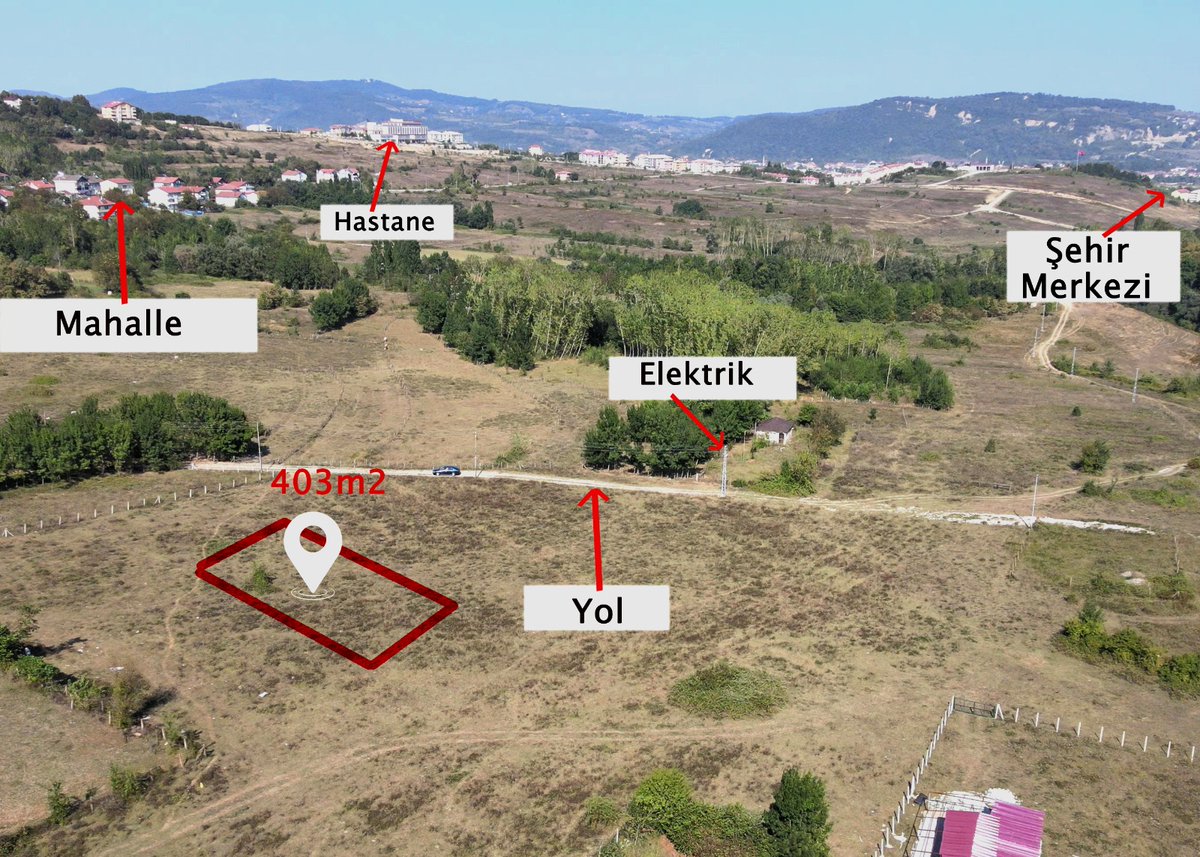 ▶️ Çaycuma Kadıoğlu Mahallesinde satılık 403m2 tarla
▶️ Şehir merkezine çok yakın
▶️ Devlet Hastanesine 1km, Filyos Limanı'na 15km, Havaalanına 16km uzaklıktadır.
▶️ Tarlamız mevziimarla arsaya dönüştürülebilir.
▶️ Altyapı, yol, su ve elektrik sorunu bulunmamaktadır.
▶️ 300.000TL