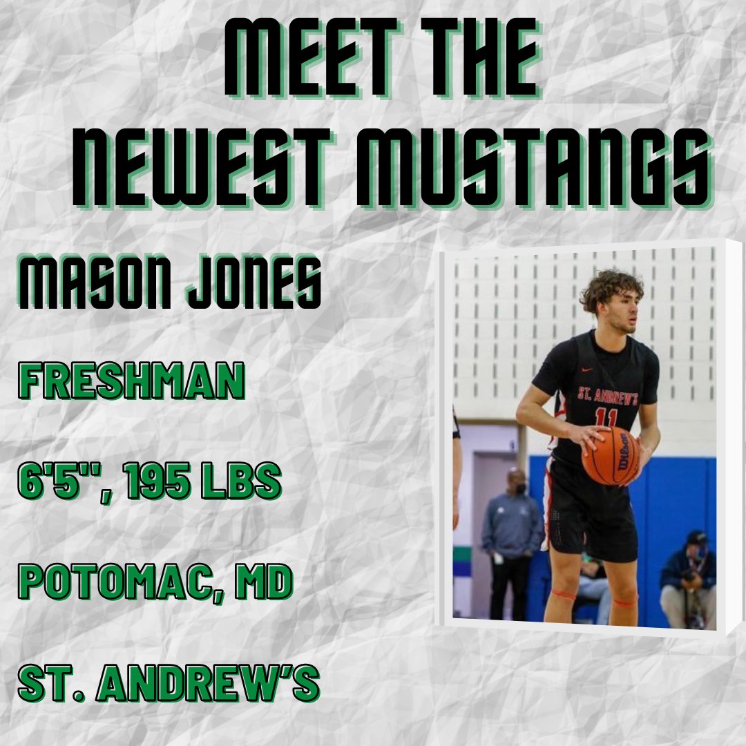 Excited to add freshman Mason Jones from St. Andrew's! A two-year starter for one of the top programs in the DMV, Mason was named MVP of both the Laker Invitational and St. Andrew's Winter Tournament as a senior!