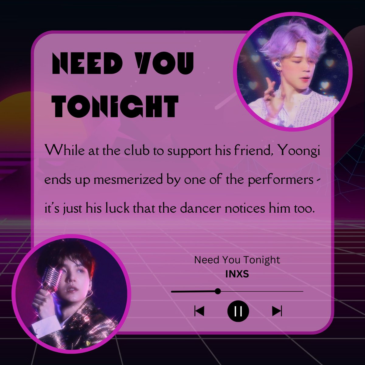 BTS80sFest's tweet photo. need you tonight

🍸Yoongi/Jimin
🍸Mature
🍸4.9k

https://t.co/J7A9KAS7qO https://t.co/55VBACr8Tb