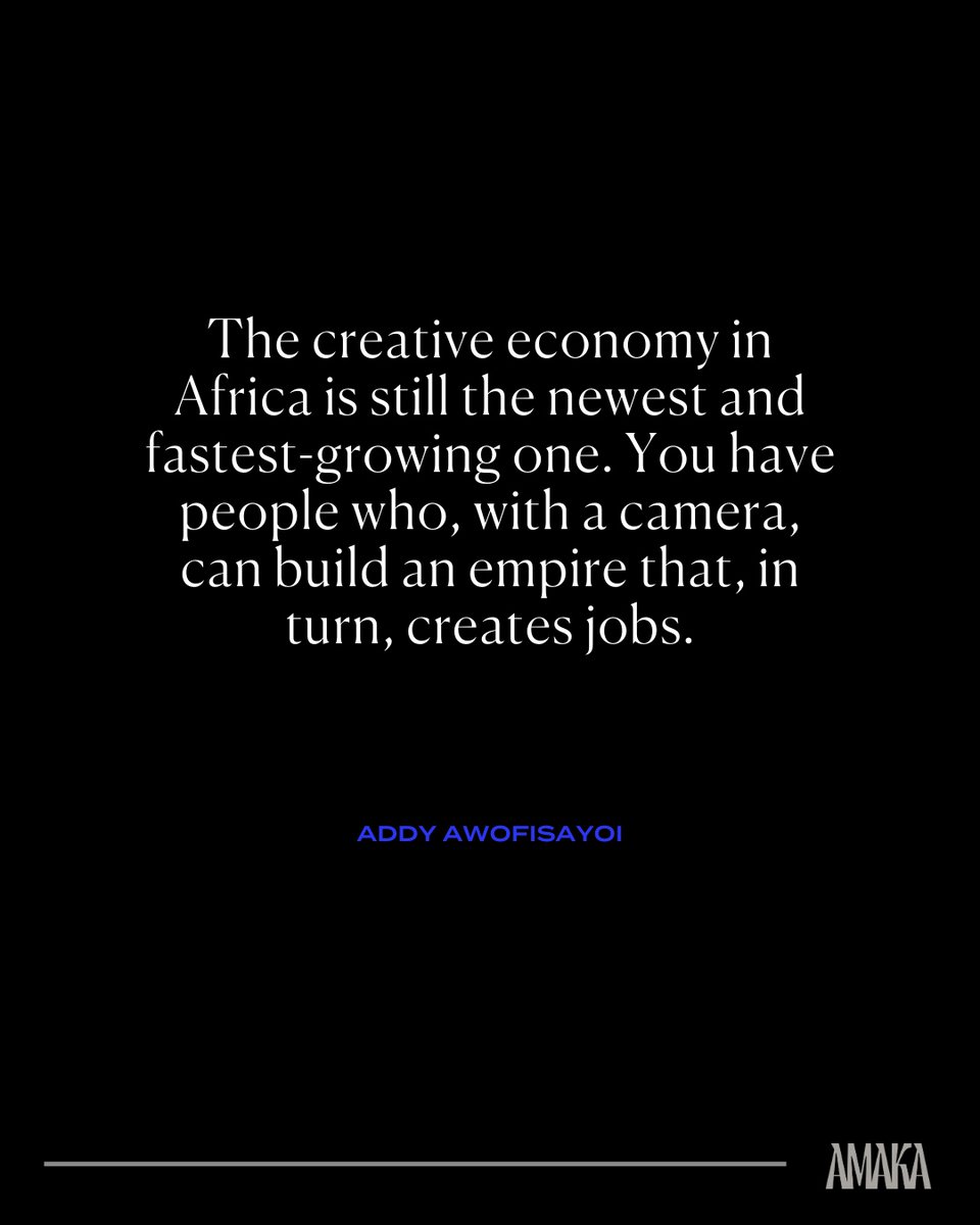 As Head of Music Sub-Saharan Africa at YouTube, @addyawo is using the platform to support local creators and artists, and help African music reach a global audience.

amaka.studio/content/teIsc4…

...

#Amakastudio #Africancreatives #youtube #Afromusic  #Inspiringwomen #Africanartist