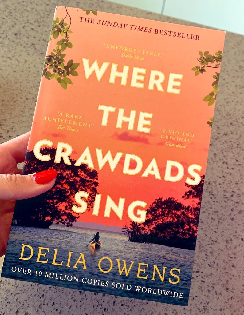 So I went in hard & just finished this❤️ 
Lost for words if I’m honest 🥹what a beautiful story….the setting, the nature, characters, the way it’s so wonderfully written ❤️ there aren’t enough adjectives but I loved everything about it 
⭐️⭐️⭐️⭐️⭐️
#booktwt #wherethecrawdadssing
