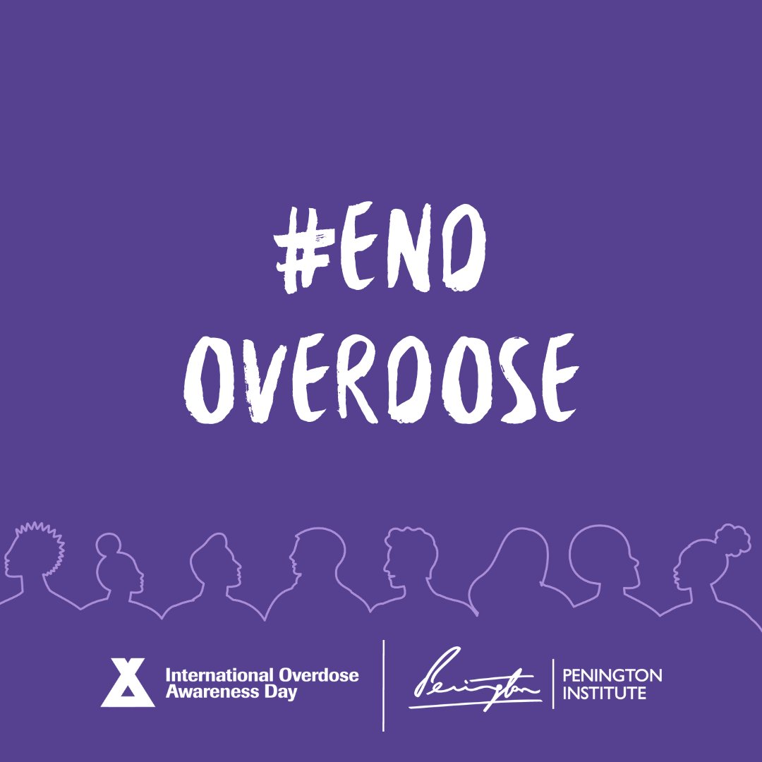 On this #InternationalOverdoseAwarenessDay it is important to remember those who we have lost to overdose, to care for those who are grieving, and to thank those who are working tirelessly to prevent overdose. #endoverdose Visit overdoseday.com for resources