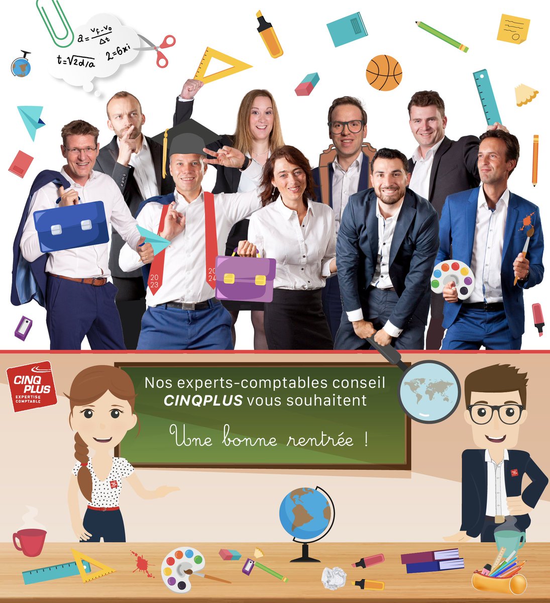 cinqplusexperts's tweet photo. ⏰ L'heure de la rentrée a sonné ! ⏰

Nos #expertcomptable #conseil CINQPLUS vous souhaitent une bonne #rentrée ! 👩🏼‍🎓✏️ https://t.co/GrQwHilqLs